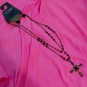 Cross Necklace and Earrings Set